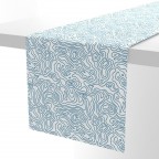 Blue Wave Stripe Table Runner