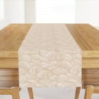 Ocean Wave Cotton Sateen Table Runner