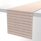 Light Pink Stripe Table Runner