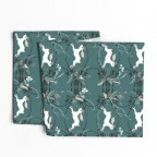 Woodland Bunny Cotton Sateen Table Runner