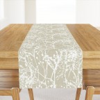 Wildflowers Winter Garden Table Runner