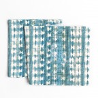 Table Runner Blue Indigo Tie Dye