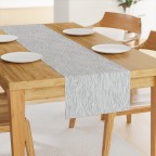 Woodgrain Slate Grey Table Runner