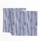 Blue White Cotton Sateen Table Runner