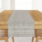 Earth Tone Stripes Table Runner